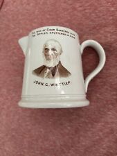 John G Whittier Creamer Pitcher Haverhill MA Chas Emerson Apothecary HTF 19th C. picture
