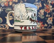 Yellowstone Winter Scene Stagecoach Lodge Coffee Tea Mug 10 oz Cabincorp Park picture