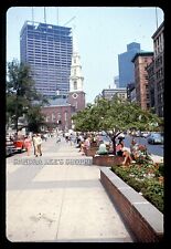 1972 Slide Park Street Church Tremont Street Scene Boston MA #3845 picture