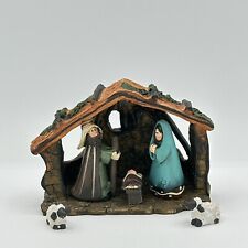 Tiny Nativity Set Six Piece Resin picture