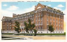 Postcard IA Dubuque Iowa Loras College Kane Hall Unposted Linen Vintage PC H457 picture
