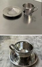 18/10 Stainless Cup And Saucer -  Vintage 1980’s ITALIAN picture