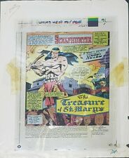 Vintage 1980 DC Comics Scalp Hunter vol.11 no.67 Weird Western Tales Art cells/C picture