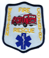 Western Coventry (Kent County) RI Rhode Island Fire Rescue Dept. patch - NEW picture