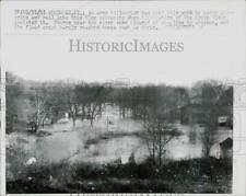 1921 Press Photo Woodbury, Kentucky isolated by floodwaters of the Green River picture