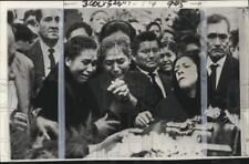 1964 Press Photo People gather around casket crying, Lima, Peru - pio02777 picture