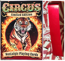 Circus Nostalgic Red GILDED Limited Edition (Only 400 made) Playing Card Deck picture