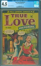 True Love Pictorial 3 (Matt Baker Cover) CGC very nice colors picture
