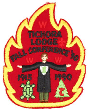 1990 Fall Conference Tichora Lodge 146 Four Lakes Council Patch Wisconsin OA BSA picture
