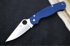 Spyderco Paramilitary 2 - Cobalt Blue G-10 Handle / Satin Blade / SPY27 Steel - picture