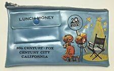 Vintage 20th Century Fox Studio Souvenir Pencil Pouch Lunch Money Blue Hong Kong picture