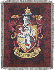 Northwest Woven Tapestry Throw Blanket, 48 x 60 Inches, Gryffindor Shield picture
