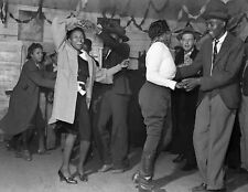 1939 African Americans Jitterbugging, MS Vintage Old Photo 8.5