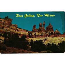 Rock Formations Near Gallup New Mexico Postcard Unposted picture