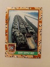 1991 Topps Desert Storm Army Supply Ship #54 picture