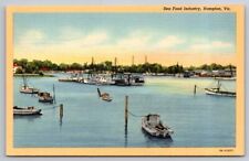 eStampsNet - Sea Food Industry Hampton VA Postcard Lot picture