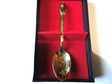 VINTAGE WM. ROGERS SILVER PLATED SPOON JOHN F. KENNEDY FRIENDSHIP 7 SPACECRAFT picture
