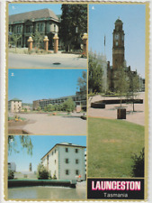 Australia TASMANIA TAS multiviews buildings LAUNCESTON DS172RP postcard c1980s picture