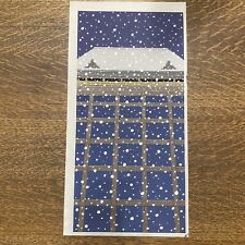 Kato Teruhide Signed Japanese Woodblock Print Kiyomizu Temple in Snow picture