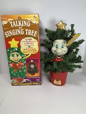 Vintage 1997 Telco Christmas Talking and Singing Tree The Pinecone Kid TESTED picture