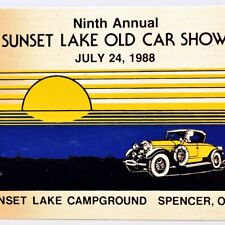 1988 Sunset Lake Campground Antique Car Show Spencer Township Medina County Ohio picture