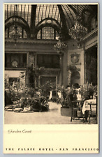 Postcard Garden Court The Palace Hotel San Francisco CA picture