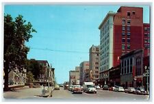 Lincoln Nebraska NE Postcard O Street Looking East From 9th c1960's Vintage Cars picture