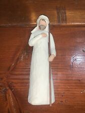 VTG 1999 Willow Tree Nativity Joseph with Staff Demdaco Susan Lordi READ White picture