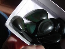 rainbow obsidian teardrops  x 10  263 gms eBay U.K. seller for over 20 years picture