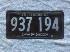 VINTAGE ORIGINAL 1959 iLLINOIS LICENSE PLATE See My Other Plates picture