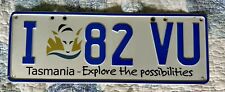 Tasmania Australia Explore The Possibilities License Plate picture