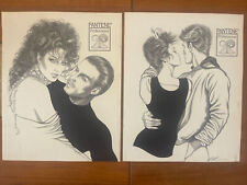 Vintage Pantene Professional Hairstyle Signed Posters 1980s Hair Salon Art picture