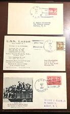 US Navy Postal China 1930s USS Luzon, Palos, Augusta picture