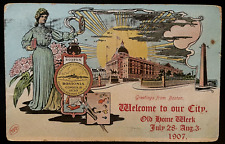 Vintage Postcard 1907 Old Home Week Advertisement, Boston, Massachusetts (MA) picture
