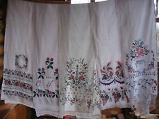5 items Antique  UKRAINIAN RUSHNYK RUSHNIK UKRAINE , Old Hand Embroidery Towel picture