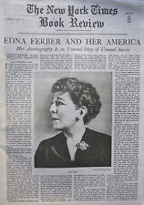 EDNA FERBER HER AMERICA BARTRAM D H LAWRENCE RACIAL SOUTH 1939 February 5        picture