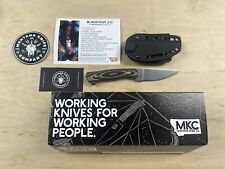 Montana Knife Co. “Blackfoot 2.0” - Tan & Black G10 - Satin MagnaCut picture