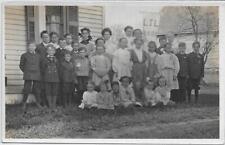 RPPC Gainesville, N.Y.--Untitled--Teacher Children Edwardian Fashion c1910 picture