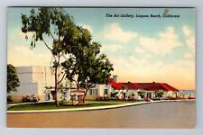 Laguna Beach CA-California, The Art Gallery, Antique, Vintage c1941 Postcard picture