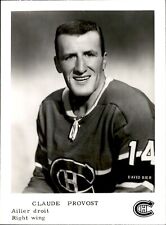 PF31 Original Photo CLAUDE PROVOST 1955-70 MONTREAL CANADIENS HOCKEY RIGHT WING picture