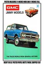 11x17 POSTER - 1972 GMC Jimmy Models picture