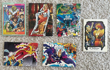 X-Men 6 Card Lot Marvel Impel 90s Marauders Sabretooth Starjammers Comic Images picture