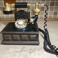 Rare Vintage Deco - Tel American Corp. Rotary Dial Desk Telephone- picture