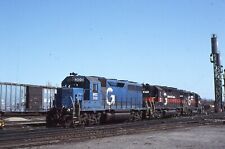 Duplicate Train Slide Maine Central GP-40 #300  04/1998 Waterville Maine picture