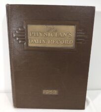Rare 1958 Kersten Publishing Physicians Daily  Patients Record Log Book Vtg MCM picture