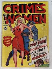 Crimes By Women #2 ORIGINAL infamous Golden Age Fox Crime sexy GGA picture
