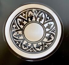 Black White Hand-Painted Small Ceramic Bowl Made in Tunisia 1.5