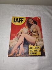 Vintage 1943 WWII Laff Magazine Humorous Night Life picture