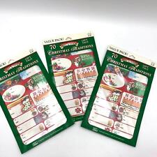 Vintage Christmas Tags Labels Lot Of 3 Packages Gift 210 Total picture