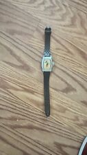 Vintage Ingersoll WD Ent. Deluxe Etched Mickey Mouse Watch - Needs Repair picture